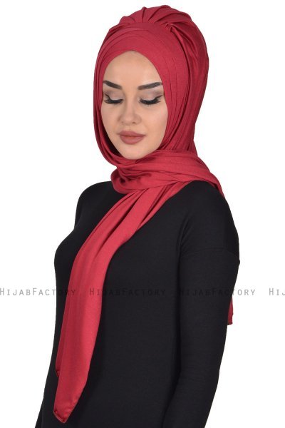 Tamara - Navy Blue Practical Cotton Hijab