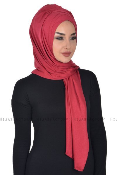 Tamara - Navy Blue Practical Cotton Hijab
