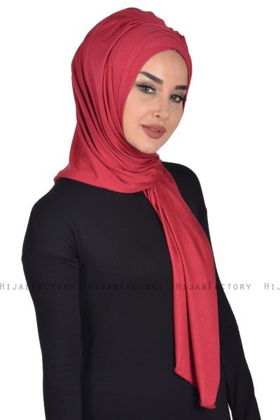 Tamara - Navy Blue Practical Cotton Hijab