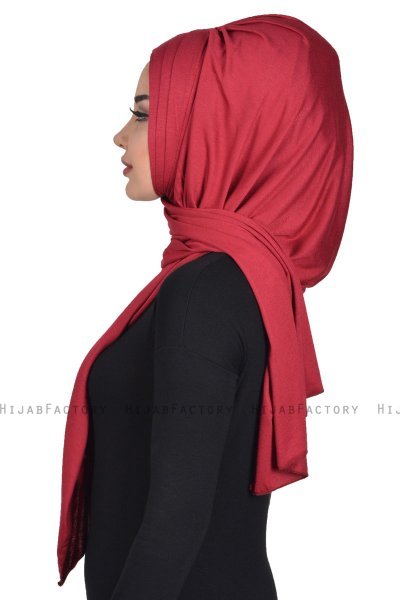Tamara - Navy Blue Practical Cotton Hijab