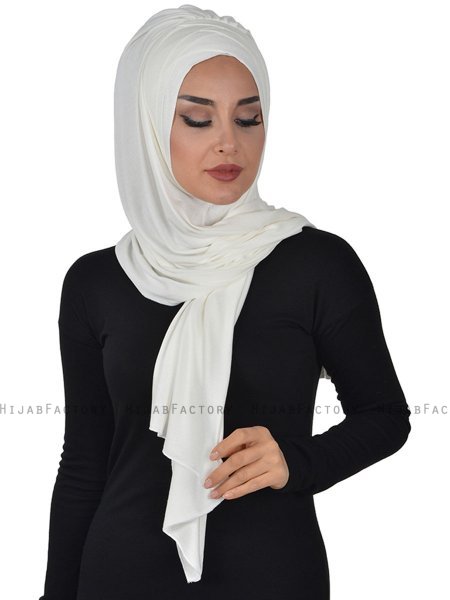 Tamara - Creme Practical Cotton Hijab