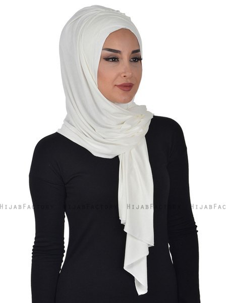 Tamara - Creme Practical Cotton Hijab