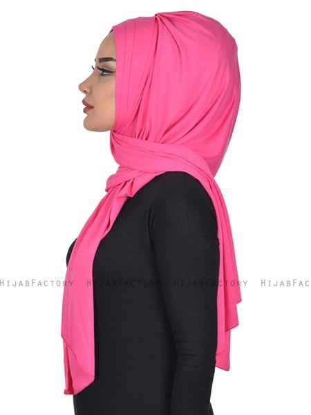 Tamara - Fuchsia Practical Cotton Hijab