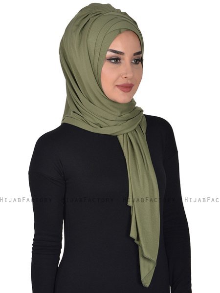 Tamara - Khaki Practical Cotton Hijab