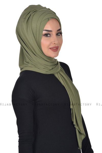 Tamara - Khaki Practical Cotton Hijab