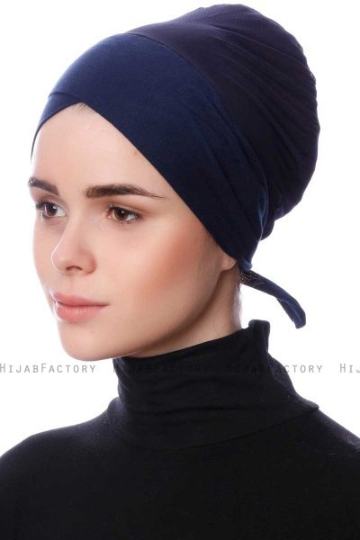 Toulin - Navy Blue Underscarf - Ecardin