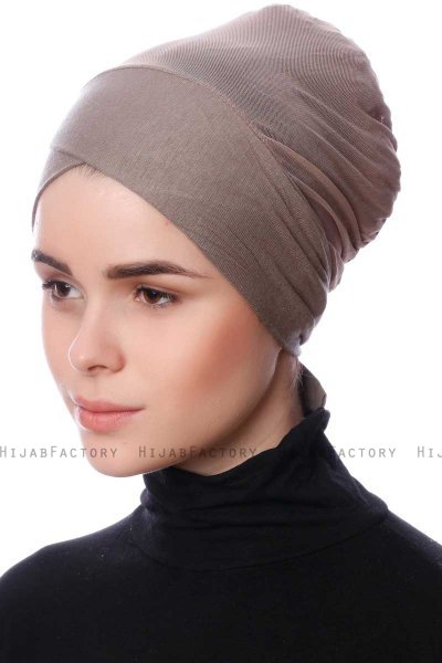 Toulin - Dark Taupe Underscarf - Ecardin