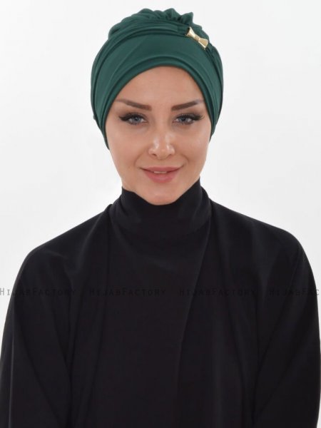 Ulrika Mörkgrön Turban Ayse Turban Tasarim 323809b