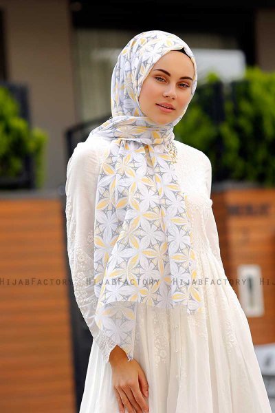 Warda - Patterned Hijab - Sal Evi