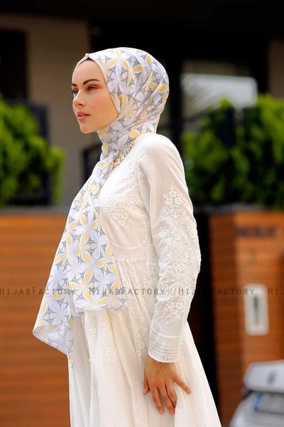 Warda - Patterned Hijab - Sal Evi