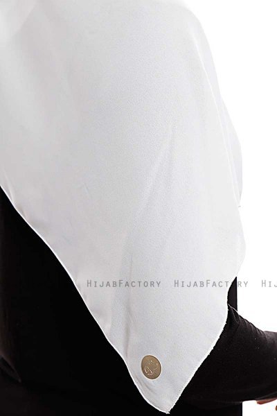 Yara - Creme Practical One Piece Crepe Hijab