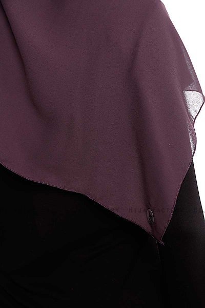 Yara - Purple Practical One Piece Crepe Hijab