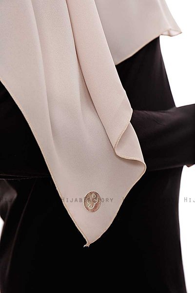Yara - Light Taupe Practical One Piece Crepe Hijab