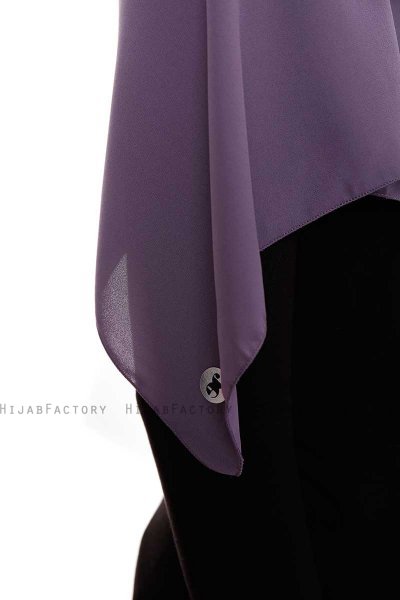 Yara - Plum Practical One Piece Crepe Hijab