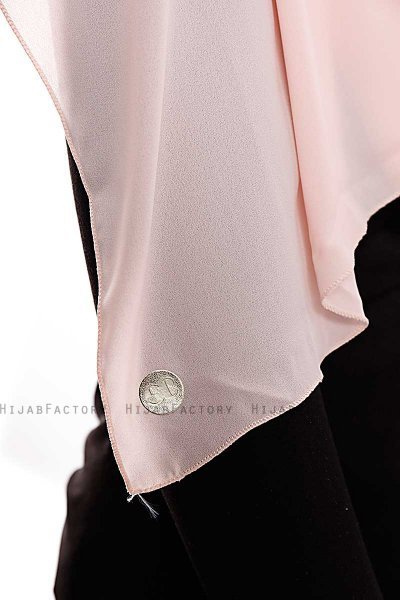 Yara - Pink Practical One Piece Crepe Hijab