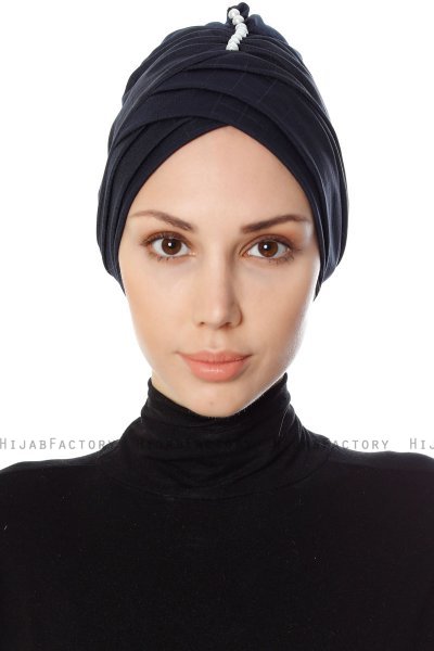 Yonca - Navy Blue Turban