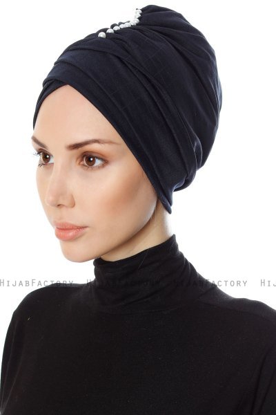 Yonca - Navy Blue Turban