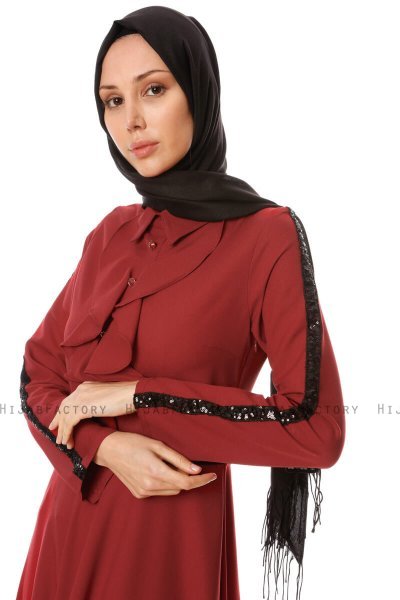 Yussra - Bordeaux Dress - Burun