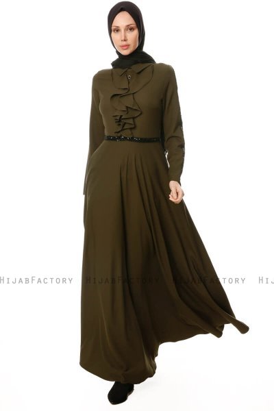 Yussra - Khaki Dress - Burun
