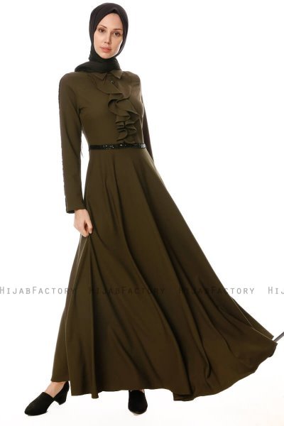 Yussra - Khaki Dress - Burun
