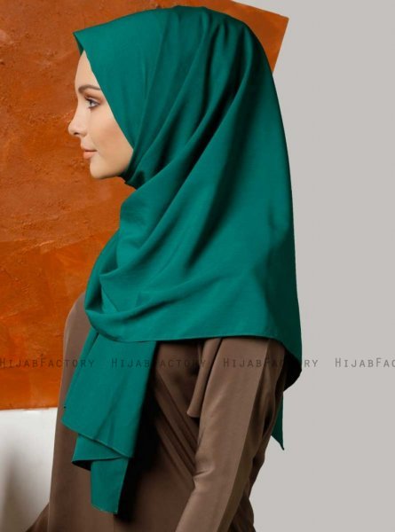 Zahra Mörkgrön Crepe Hijab Mirach 110033b