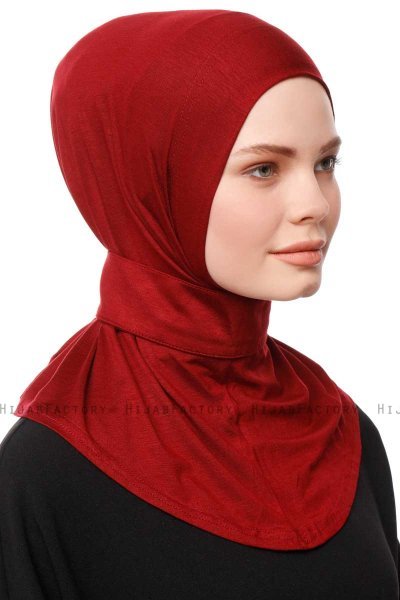 Zeliha - Bordeaux Practical Viskos Hijab