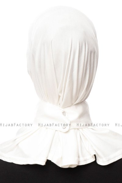 Zeliha - Creme Practical Viskos Hijab