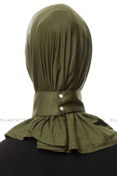 Zeliha - Khaki Practical Viskos Hijab