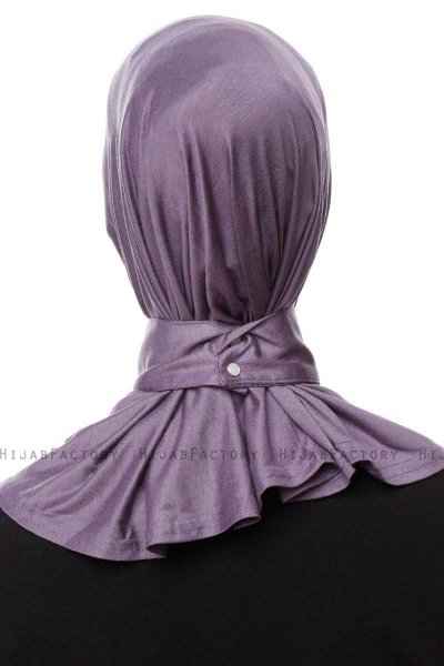 Zeliha - Purple Practical Viskos Hijab