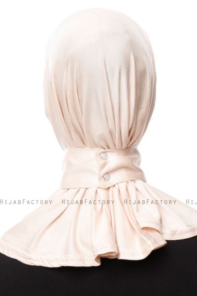 Zeliha - Light Beige Practical Viskos Hijab