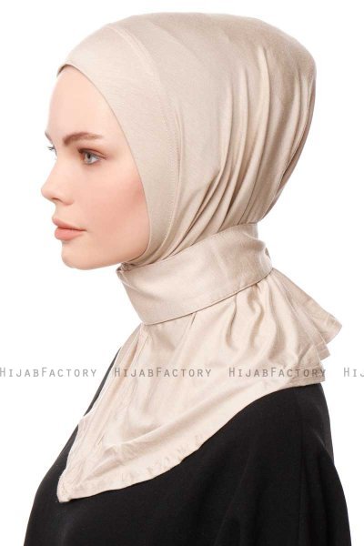 Zeliha - Light Taupe Practical Viskos Hijab