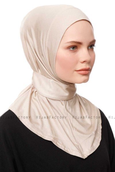 Zeliha - Light Taupe Practical Viskos Hijab