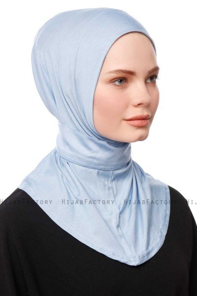 Zeliha - Light Blue Practical Viskos Hijab