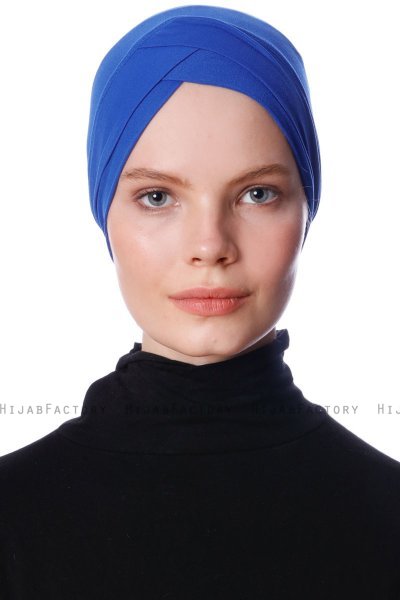 Zeynep - Blue Parizien Underscarf - Ecardin