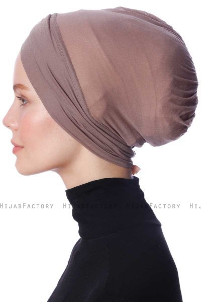 Zeynep - Dark Taupe Parizien Underscarf - Ecardin