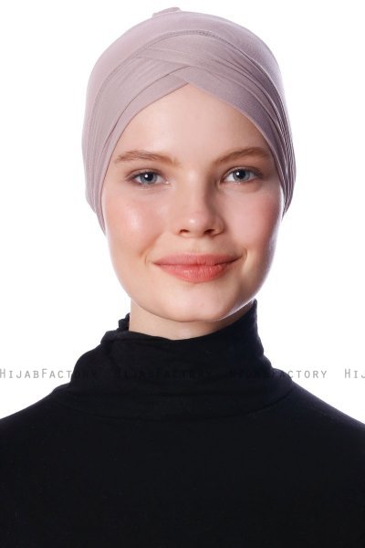 Zeynep - Stone Grey Parizien Underscarf - Ecardin