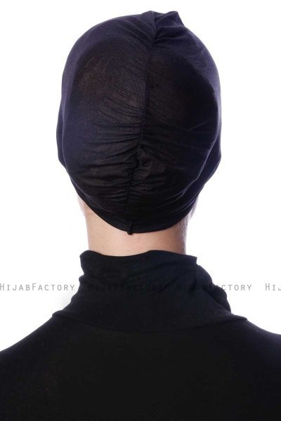 Zeynep - Black Parizien Underscarf - Ecardin