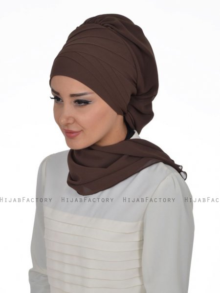 Zoe Brun Chiffon Turban Ayse Turban 322809-2