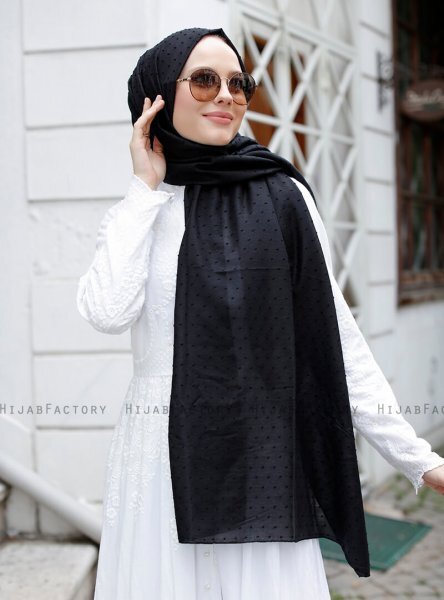 Malika - Black Hijab - Sal Evi