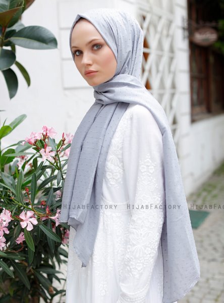 Malika - Grey Hijab - Sal Evi