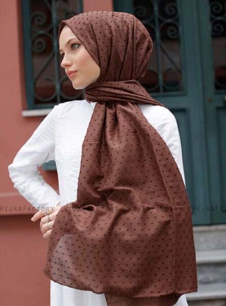 Malika - Dark Brown Hijab - Sal Evi