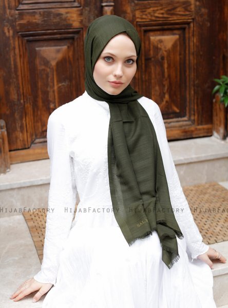 Zaina - Dark Green Hijab - Sal Evi