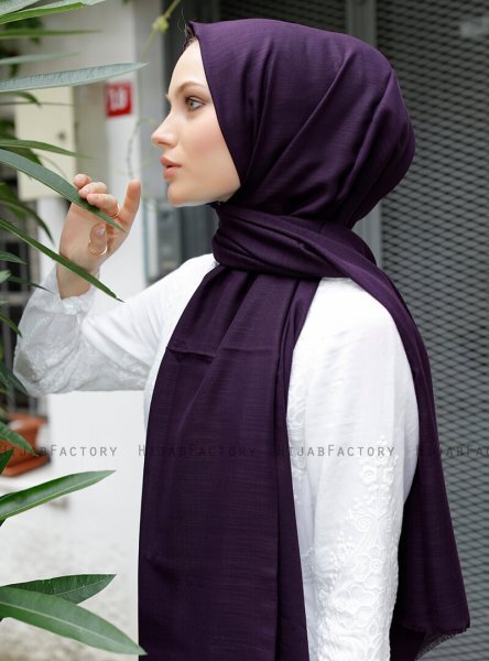 Zaina - Dark Purple Hijab - Sal Evi