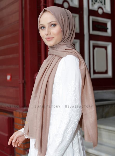 Zaina - Light Brown Hijab - Sal Evi