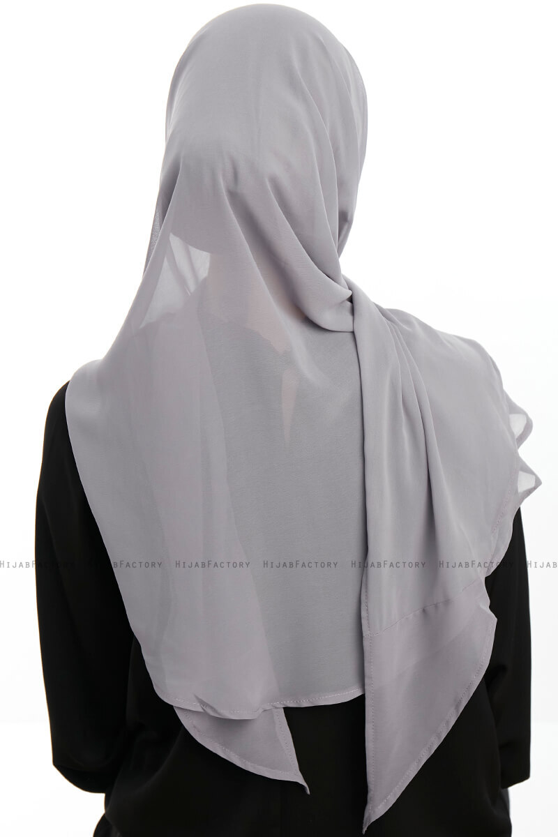 Olso Grey Silver Chiffon Hijab main image 0