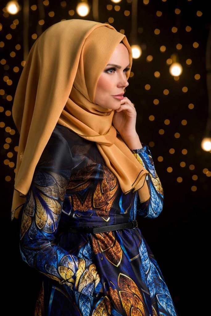 MW - Helltaupe Chiffon Hijab - Muslima Wear